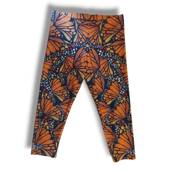Deborah Lyall Artist Monarch Butterfly/Bee Leggings - Picture 1 of 7